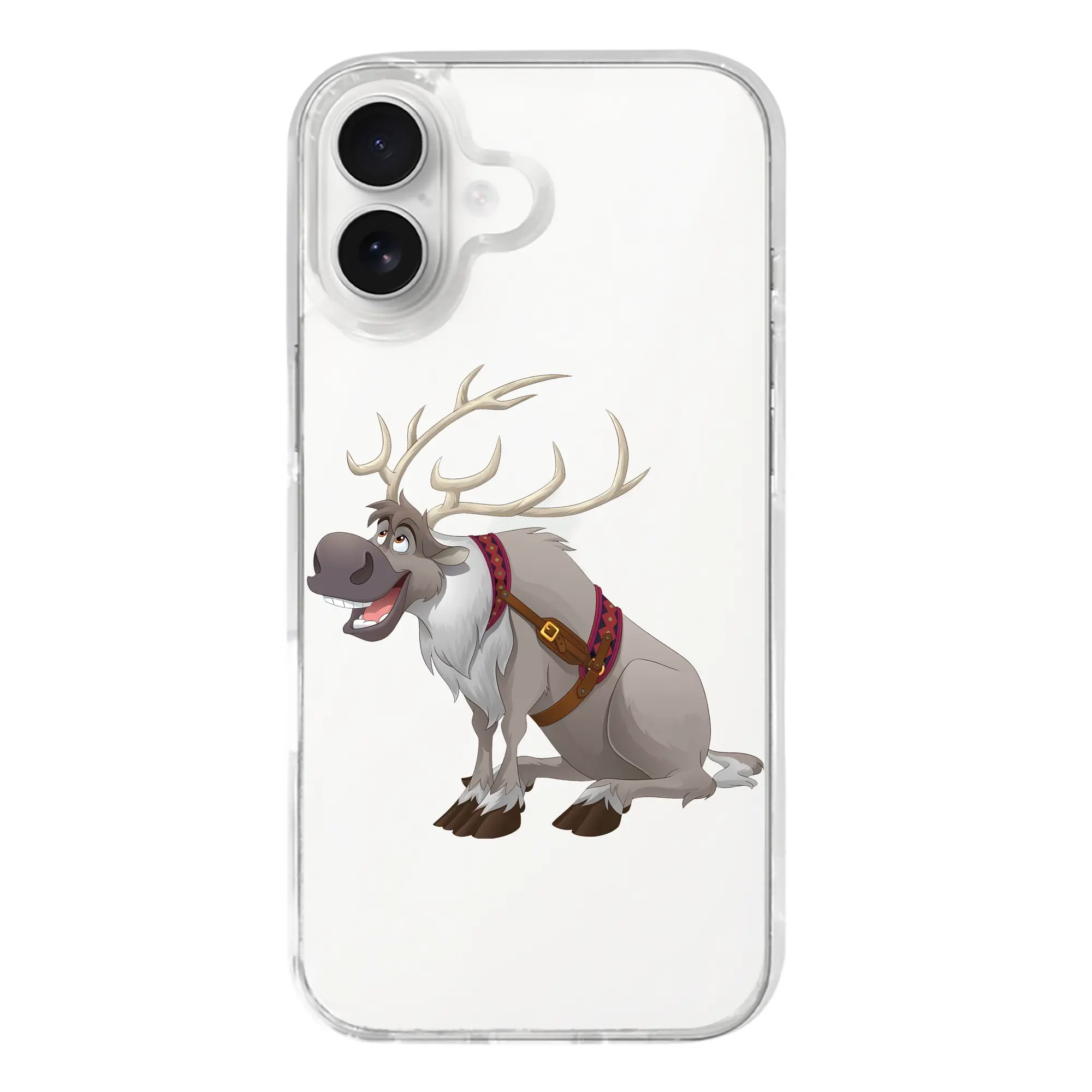 アナと雪の女王(Frozen) グッズ スヴェン(Sven) - iPhone 17シリーズ 透明スマホケース – 薄型・耐衝撃・精密フィット保護カバー